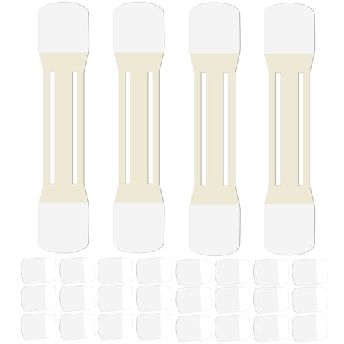 Netlkjonk 60 PCS+4 Strips Neck Lift Tape Neck Less Tape Strips Clear for Sagging Skin Wrinkles Women DDD