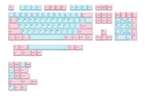 DROP Artifact ブルームシリーズ キーキャップセット フルサイズ テンキーレス コンパクト 1800 HHKB 75% 67% 60% メカニカルキーボードレイアウト PBTキーキャップ 129個 ダイサブ チェリープロファイルに対応 (カーニ