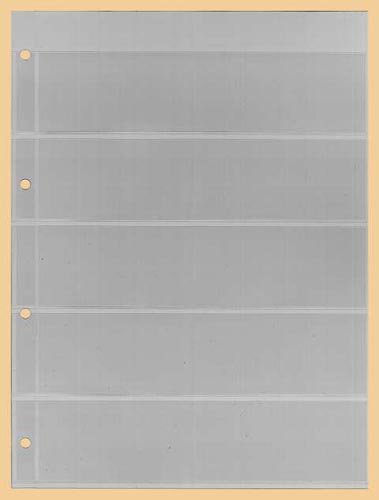 KOBRA-Einsteckblatt Nr. E15 feuillets transparents pour classement de collection x10