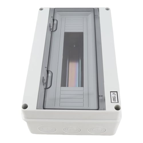 Boîtier Électrique ABS Étanche IP65 avec Couvercle Transparent 15 Voies