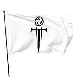 Große 3ft x 5ft Flagge, leicht zu zerlegen und einfach zu installieren (Flagge nicht enthalten)