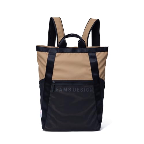 [ビームス デザイン] バックパック リュックサック メンズ レディス 男女兼用 ≪エラスティックメッシュ≫ A4サイズ対応 軽量 サンドベージュ