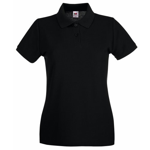 Fruit of the Loom: Lady-Fit Premium Polo 63-030-0, Größe:M (12);Farbe:Black