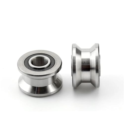 Roulement à billes à gorge en V TU22 T22 8mm pour rail et poulie de guidage