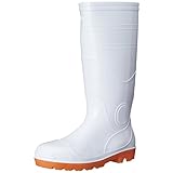 [キタ] 安全長靴 作業長靴 メガセーフティ PVC製 衛生安全長靴耐油ロングタイプ KR-7420 ホワイト 25.5