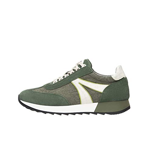 Sneakers Homme en Cuir Velours Nero Giardini E001581U pour un Look Casual chic
