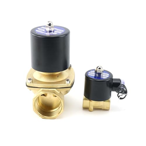 Électrovanne DN40 laiton normalement fermée 12V à coupure rapide - 5