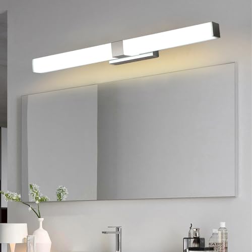 LED espejo baño apliques de pared en acero inoxidable de alta calidad y diseño minimalista 4