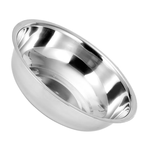 IWOWHERO Ciotola in Acciaio Inossidabile Multiuso per Insalata e Lavaggio Verdure Vasca Spessa Adatta per Cucina Domestica Ristoranti e Hotel