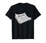 Fake News Shirt Message Newspaper Kiosk Letter Gift T-Shirt