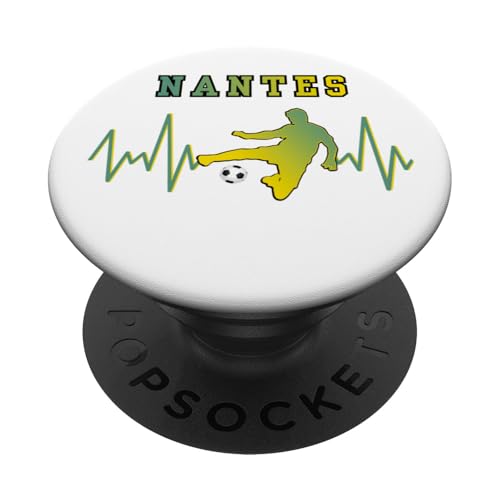 Cadeau Supporter Nantes Foot Nantais PopSockets PopGrip Adhésif