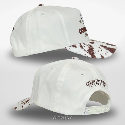 Image of Vintage Western Trucker Hat | Men & Women | Country Cute Caps for Cowgirls Cowboys | Camo Denim Embroidered Cotton | Snapback