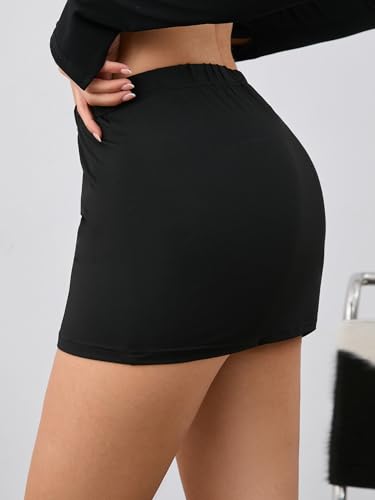Women's Y2k Mini Skirt Low Rise Bodycon Party Clubwear Skirts Streetwear2