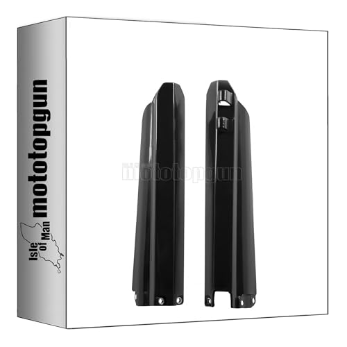 Couvercle fourche noir Acerbis evite les fuites de joints spi sur moto Yamaha YZ 250 F
