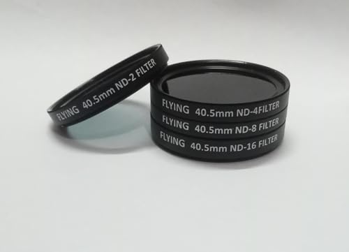 Image of 40.5mm ND Filter for Camera [ ND-2, ND-4, ND-8, ND16 Set of 4 Pcs ] Neutral Density Filters 40.5mm