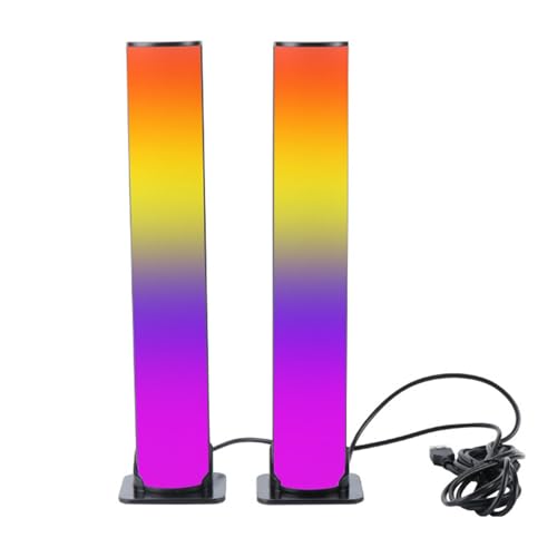 Hogvinnatil Luces RGB decorativas, iluminación ambiental de escritorio | Barra de luz inteligente controlada por aplicación | Elegante decoración de mesa, lámpara que cambia de color para películas