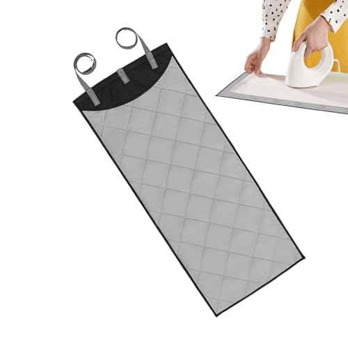 Tappetino da stiro portatile, coperta da stiro sopra la porta, Resistente al calore del cuscinetto del piroscafo verticale, Stazione di vapore per il viaggio viaggi per viaggi