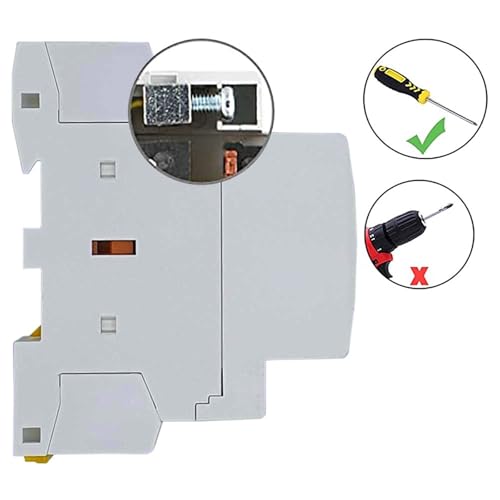 Contactor de CC modular para carril DIN con bobina de 12V de 2 polos y 25A 2