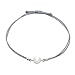 Produktbild Selfmade Jewelry ® Halbmond Armband Silber Armbändchen mit Mond Anhänger Handmade Damen Frauen Mädchen inkl Geschenkverpackung