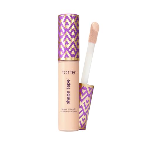 Image of tarte shape tape concealer - Full-Coverage Creaseless Soft Matte Finish, Brightening Under-Eye & Face Makeup, 16hr Longwear, Vegan & Cruelty-Free