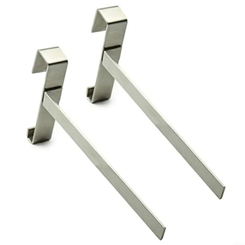Fauhapyway Supporto per telaio in acciaio inossidabile per attrezzature per apicoltura, supporto per mensole in metallo per ispezione a nido d'ape (2 pezzi)