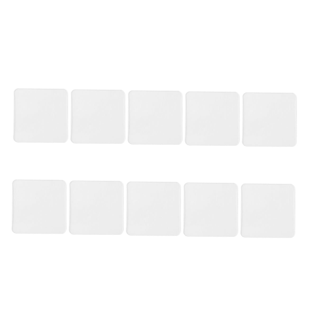 LALAFINA 200stücke Doppelseitige Nano Klebepads Transparent Wiederverwendbar Für Badezimmer Küche Auto Und Mehr Spurlos Ablösbar