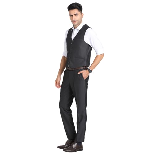 Image of Turtle Men 100% Cotton Notch Lapel Collar Tailored Fit Three Piece Party Suits