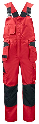 Salopette de travail rouge 645630 vêtement de protection robuste c62