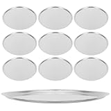 IWOWHERO 10 Stück Teiliges Labor Leichte Aluminium waagschalen für Präzises Wiegen von Proben und Flüssigkeiten Wiederverwendbar Vielseitig Einsetzbar für Labor und Küche