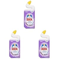 Duck Deep Action Gel Liquid Toilet Bowl Cleaner, Stain Remover and Toilet Bowl Freshener, Lavender Fragrance, 750 mL (Pack of 3)