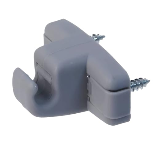 JWFBDB Clip de soporte for parasol 51168174715, compatible for BMW Serie 5 E39, 7 E38, 740i, 525i, 528i, 530i, 540i, X5, 3.0i, 4.4i, gris