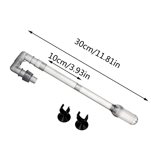 DONGKER Aquarium Water Inflow Outflow Tube,Fish Tank Canister Filter Inlet Outlet Hoses for 12/16Aquarium Hose HW-603B/602B,E250/300/600,CF600/800 - Image 4