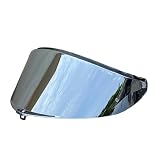 Visiera del casco, Visiera protettiva for Ca-sco K6 for AGV K6S K6 Lente for Ca-sco Visiera Anti-uv Visera Para Ca-sco Accessori for Ca-sco moto(Silver)