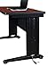 Romig Forge+ 48 x 24 in. 4 Person Double Bench Workstation with Privacy Panel- Cherry