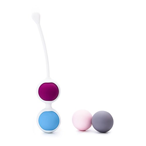 Abandship 2 in 1 Kegel Balls Kit - Massager Ben Wa Balls for Women (Colorful)