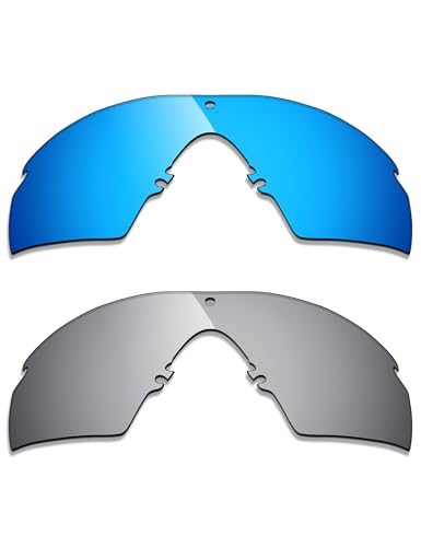 Image of Alphax Polarized Replacement Lenses for Oakley Si M Frame 2.0 Sunglasses | Glare Reduction | Precision Cutting