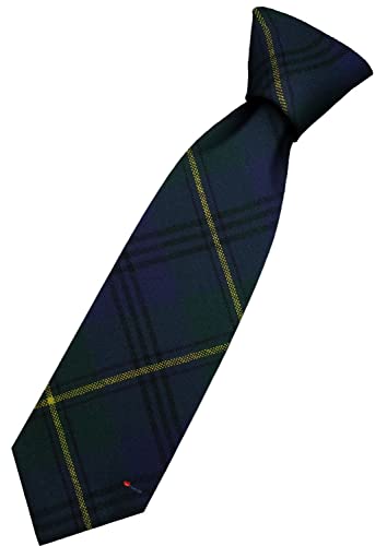 Cravate en laine écossaise Johnston Modern Tartan, accessoire chic pour homme raffiné