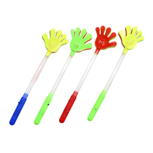 KOMBIUDA 4piezas Aplausos Barras Luminosas Juguetes para Animar Fiestas Herramientas para Animar Accesorios para Eventos Color Aleatorio
