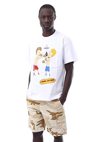 T-shirt M-21SITS91 Iuter blanc Large fini les hauts déformés