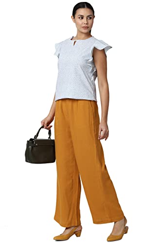 Image of Van Heusen Women's High Rise Regular Fit Casual Pants