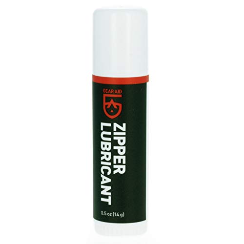 GEAR AID Zipper Lubricant Wax for Tents, Drysuits, Soft Coolers and More, Includes 2 Sticks