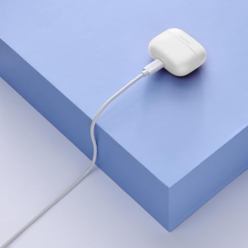 Hama Écouteurs Bluetooth 5.3 sans Fil Freedom Light II, Intra Auriculaires, TWS, Autonomie 20h, Earbuds Compatible Siri Google Assistant, Micro, Commande Vocal/Tactile, Boitier Recharge USB-C, Blanc