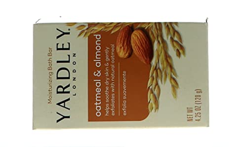 Yardley London Oatmeal And Almond Naturally Moisturizing Bath Bar, 4.0 Oz. (Pack Of 10) #TOP4