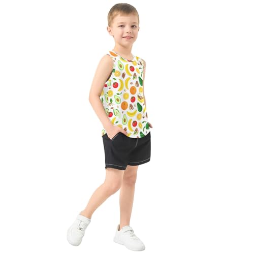 Tomato Nuts Boys Tank Tops Sleeveless Tank Top Shirts Undershirts for Summer,3T4