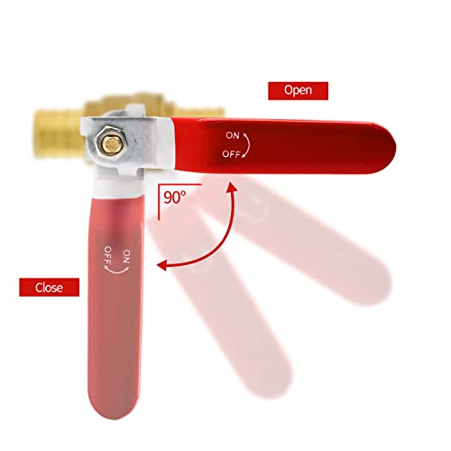 image for RUBY.Q 4/10/20pcs PEX Ball Valves, 1/2