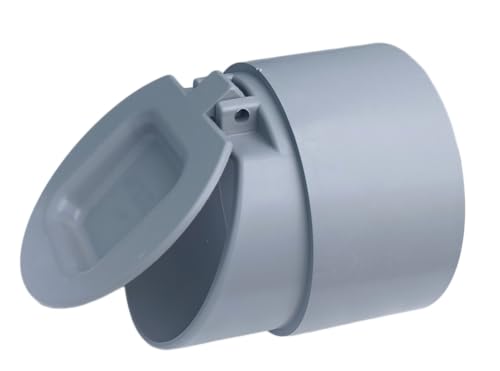 Image of ESEKSAFAR 1pc PVC Drain Pipe cap /PVC Backflow Mosquito Tank Pvc Pipe Flap Gate Valve non Return Valve for Outer diameter pipe fitting (2 inch PVC Pipe(63mm))
