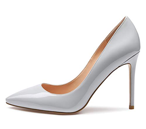 Image of Castamere Womens High Heels Pointed-Toe Slip-on Stilettos Pumps 4Inch Heel Shoes