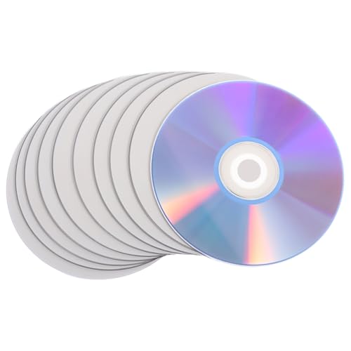 LALADEFIEE Lot de 10 DVD-r Vierges Grosse Capacité pour Enregistrement Vidéo, Sauvegarde De Données Et Musique Compatible Graveurs DVD/CD Usage Professionnel Et Domestique