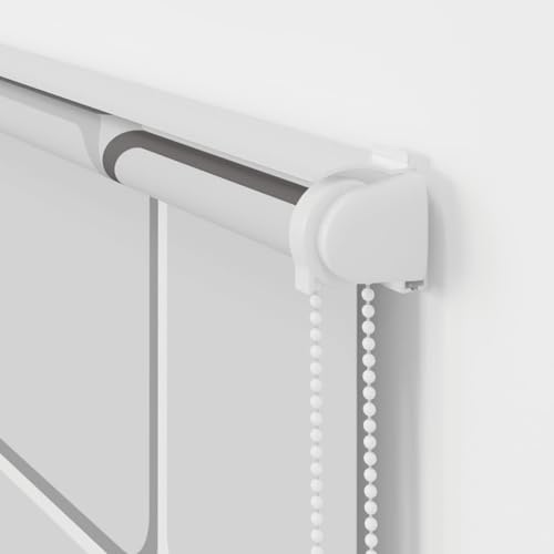 Rideau de douche discret avec boîtier pour une salle d'eau épurée et nette