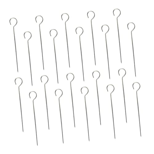 TOYANDONA 20pezzi Spiedini in Per Barbecue Spiedini Per Carne Per Arrostire e Grigliare Riutilizzabili Per Barbecue